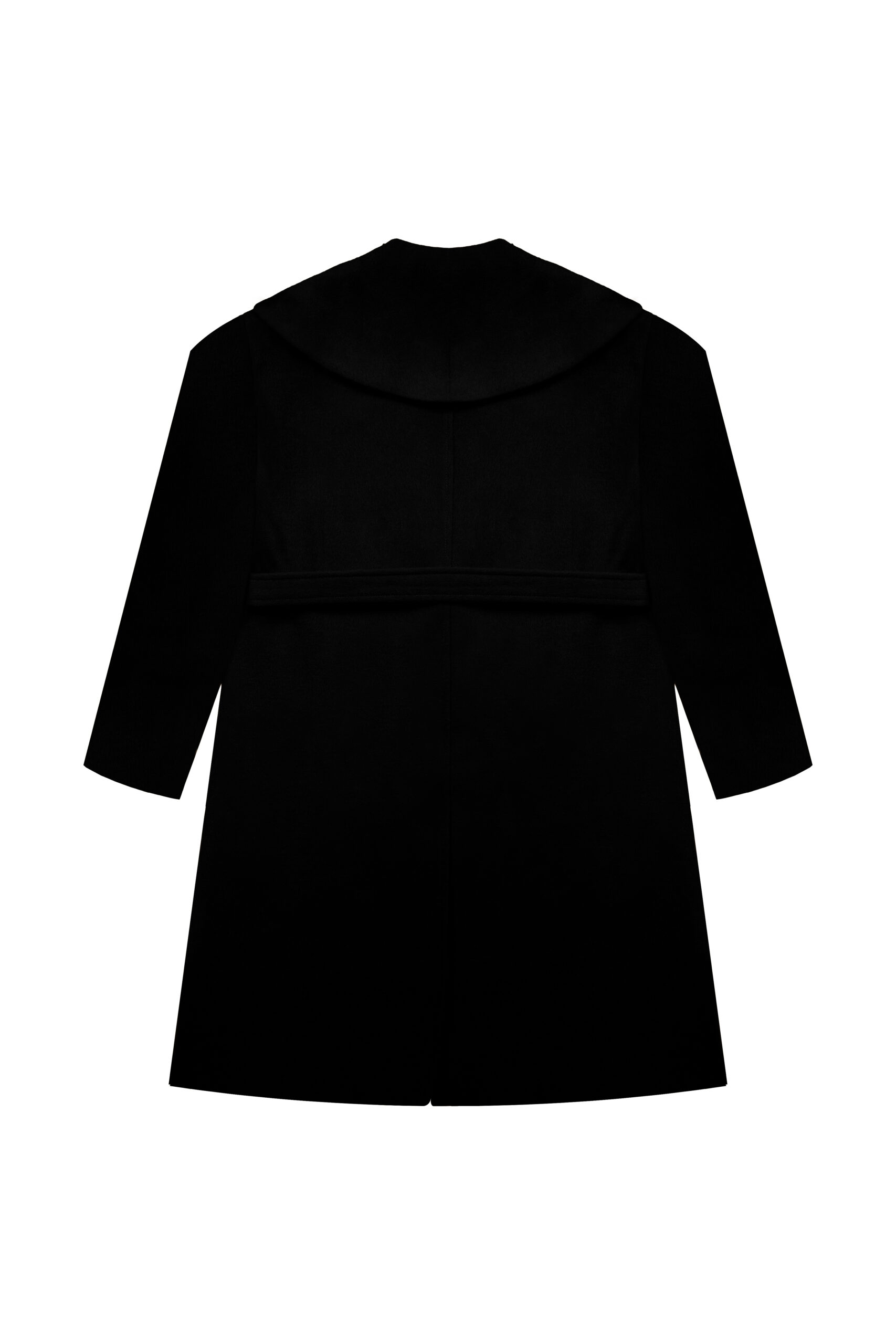 NOIR BELTED COAT - Image 2
